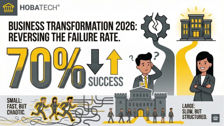 Business Transformation Predictions for 2026: Why the 70% Failure Rate Will Get Worse.