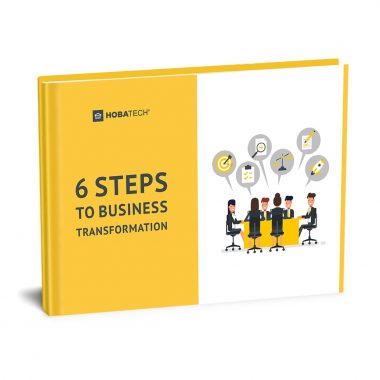 HOBA 6-Steps To Business Transformation eBook-mockup