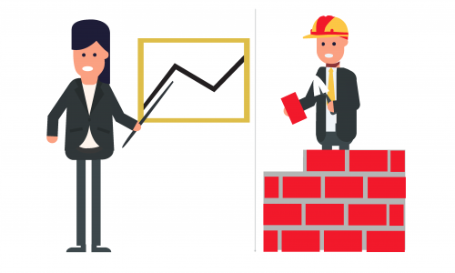 Business transformations fail vector image